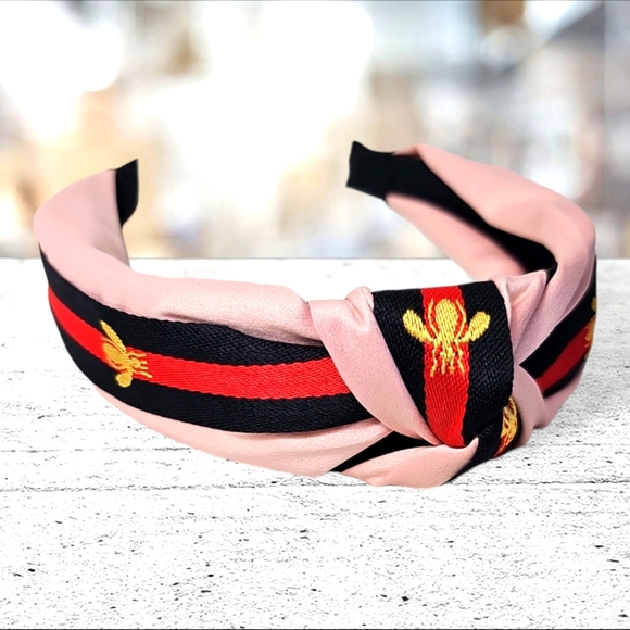 Fashion Bee Pink Headband One size - Picture 3 of 4
